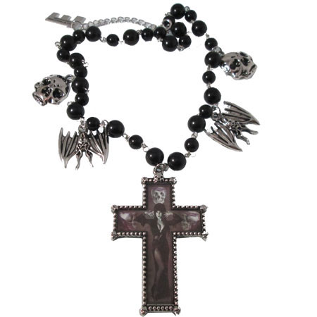 Elvira- Rosary Necklace by Kreepsville 666