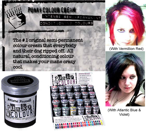 Ebony Semi Permanent Cream Dye by Punky Colour