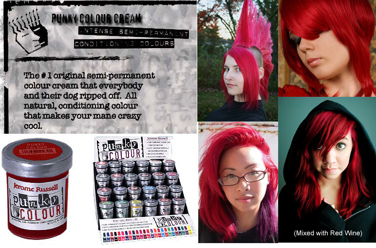 Poppy Red Semi Permanent Cream Dye by Punky Colour