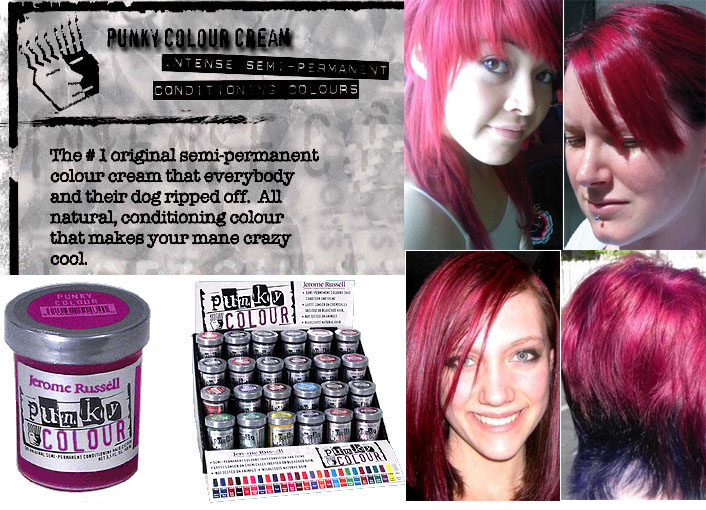 Rose Red Semi Permanent Cream Dye by Punky Colour