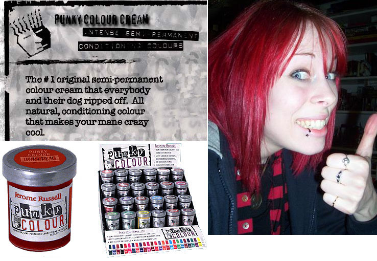 Vermillion Red Semi Permanent Cream Dye by Punky Colour