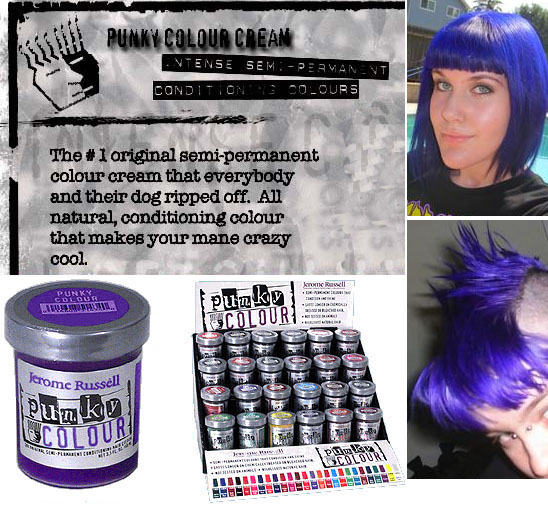 Violet Semi Permanent Cream Dye by Punky Colour