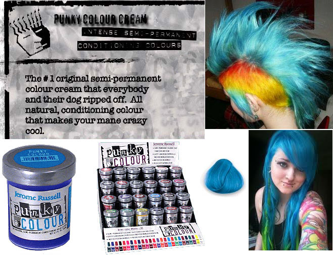 Lagoon Blue Semi Permanent Cream Dye by Punky Colour