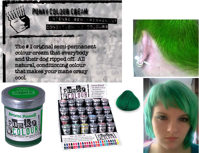 Apple Green Semi Permanent Cream Dye by Punky Colour