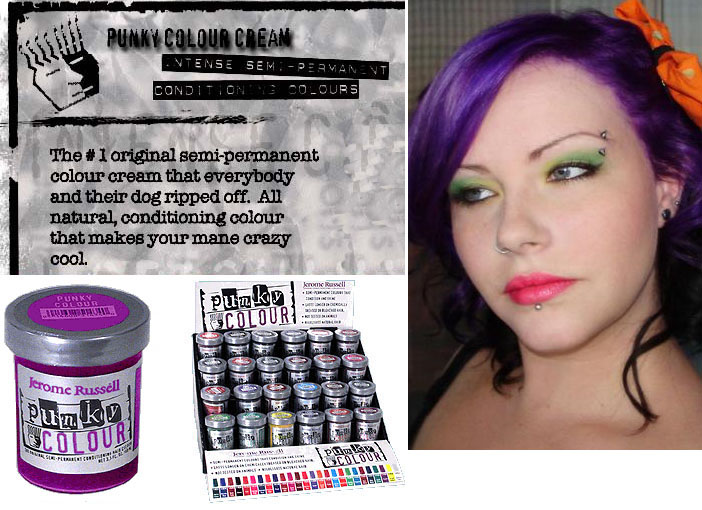 Purple Semi Permanent Cream Dye by Punky Colour