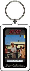 AD/DC- Dirty Deeds Lucite Keychain