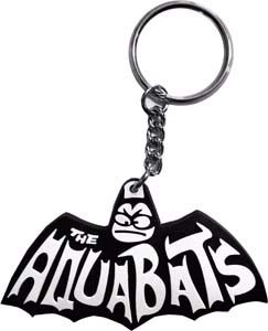 Aquabats- Bat Logo Rubber Keychain