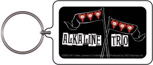 Alkaline Trio- Flags Lucite Keychain