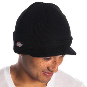 Dickies- Black Knit Billed Cap