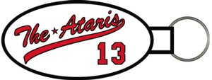 Ataris- Baseball Logo Embroidered Keychain (Sale price!!)