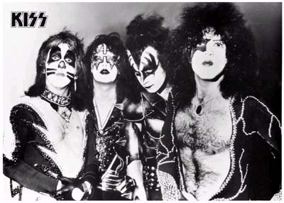 Kiss- Old Group Picture poster (b14)