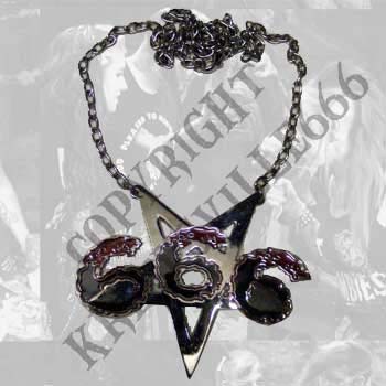 Show product details for 666 Necklace by Kreepsville 666