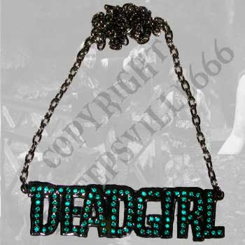 Show product details for Dead Girl Diamonds Necklace by Kreepsville 666