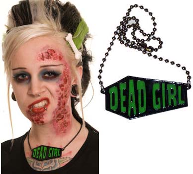 Dead Girl Coffin Necklace by Kreepsville 666