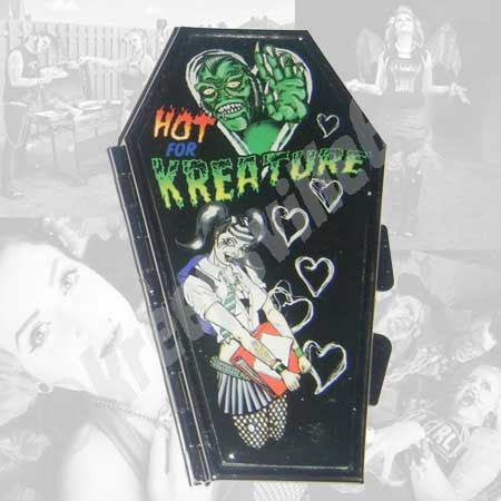 Hot for Kreature Coffin Shaped Compact Mirror by Kreepsville 666