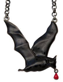 Big Bat Necklace by Kitsch N Kouture