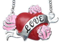 Tattooed Love Necklace by Kitsch N Kouture