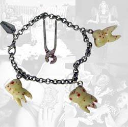 Breaking Teeth Bracelet by Kreepsville 666