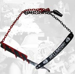Hell Razor Necklace by Kreepsville 666