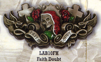 Show product details for Faith & Doubt belt buckle by Lucky 13 (bb103)