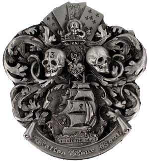 Show product details for I Hate The Sea belt buckle by Lucky 13 (bb385)