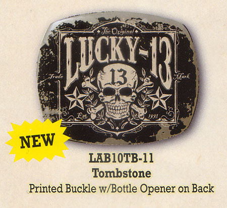 Tombstone belt buckle by Lucky 13 (bb186)