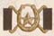 Show product details for Horseshoe Star Elastic Belt by Lucky 13 (One size fits all) - SALE