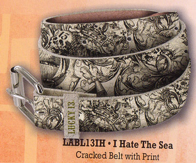 Show product details for I Hate The Sea belt by Lucky 13