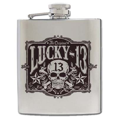 Tombstone Flask by Lucky 13 - SALE