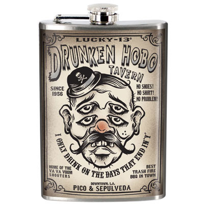 Hobo Tavern Flask by Lucky 13 - SALE