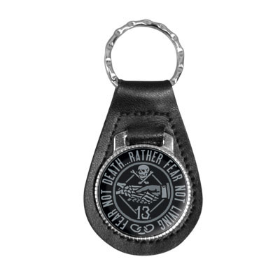 Fear Not Leather Keychain by Lucky 13