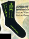 Show product details for Beezlebub Sox in BLACK WITH GREEN by Lucky 13