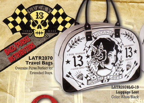 Show product details for Luggage Lost Travel Bag by Lucky 13