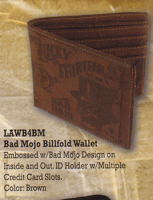 Show product details for Bad Mojo billfold wallet by Lucky 13