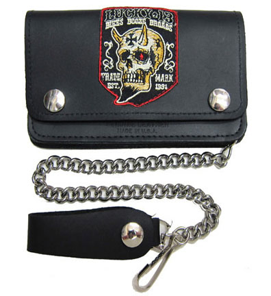 Booze Bikes Broads 6 1/2" wallet with chain by Lucky 13