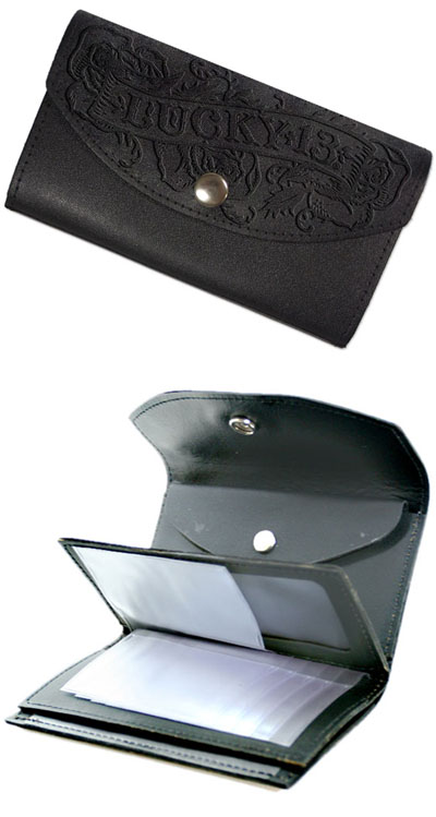 Lucky Rose Black Leather Wallet/Clutch by Lucky 13