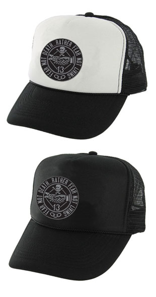 Fear Not Patch Trucker Hat by Lucky 13 Clothing - SALE