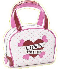 Love Hater Vinyl Bag by Addicted/Funk Plus- WHITE