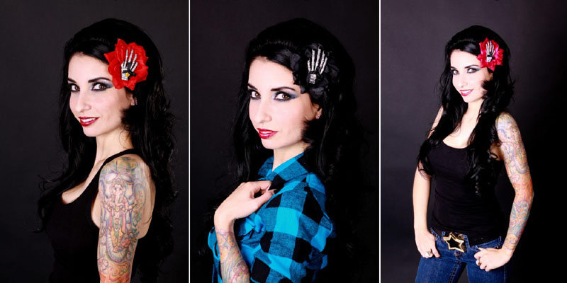 Glamour Hand Flower Clip by Lila-Jo