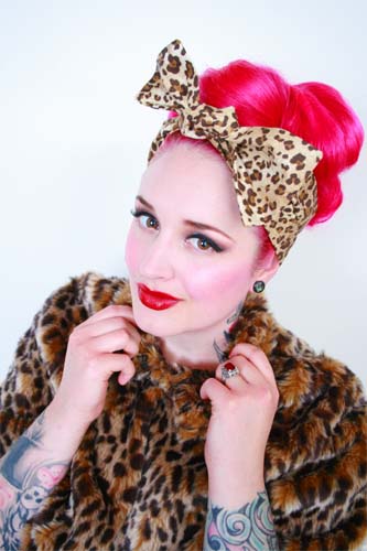 Natural Leopard bandana by Lila-Jo
