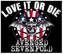 Avenged Sevenfold- Love It Or Die Textile Poster