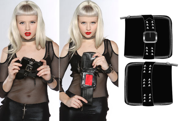 Buckled PU Wallet by Lip Service - SALE