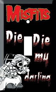 Misfits- Die Die My Darling light switch plate