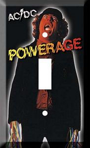AC/DC- Powerage light switch plate