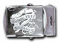 Scout Belt- Love Thy Neighbor Fastener