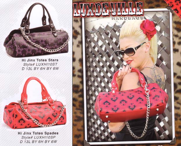 Show product details for Hi Jinx Tote By Lux De Ville
