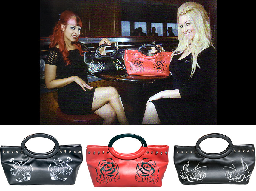 Show product details for Slingin Ink Clutch By Lux De Ville