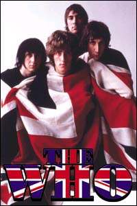 Who- Band In Flag magnet