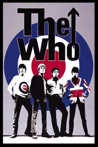 Who- Band And Mod Symbol magnet