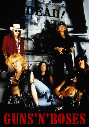 Guns 'N' Roses- Dead! Group Shot poster (a15)